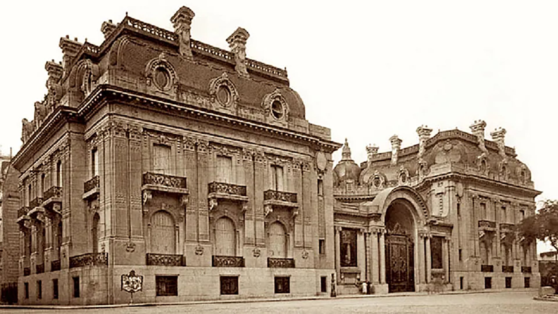 Palacio San Martín - foto de época