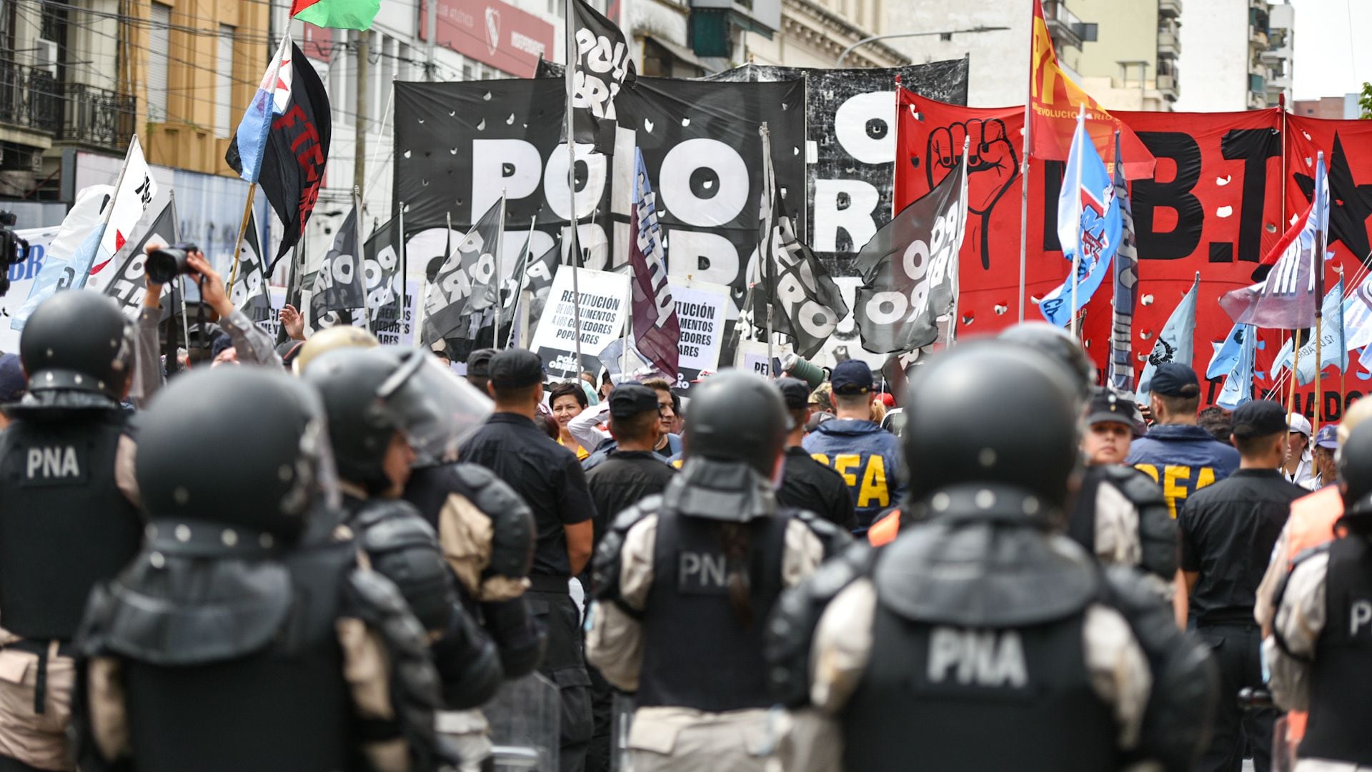 Corte Protesta Puente Pueyrredon 8/2/24