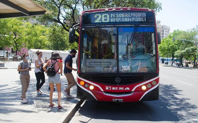Colectivo bus Córdoba interior del país
