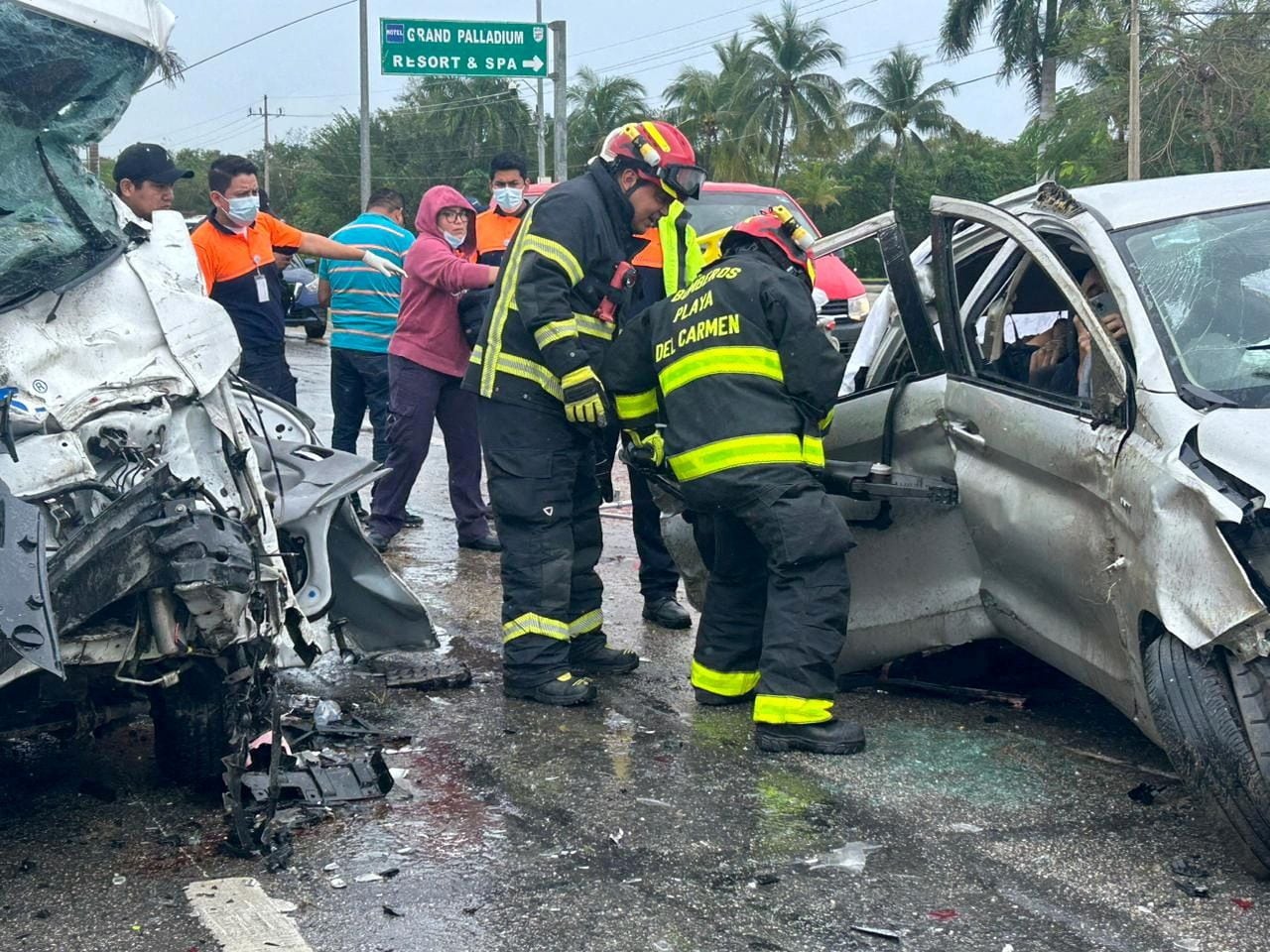 Fatal accidente en Playa del Carmen