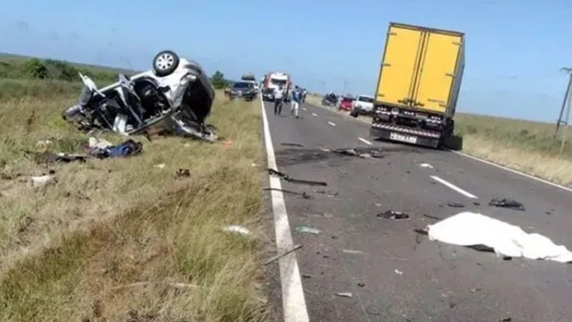 choque en la ruta 14