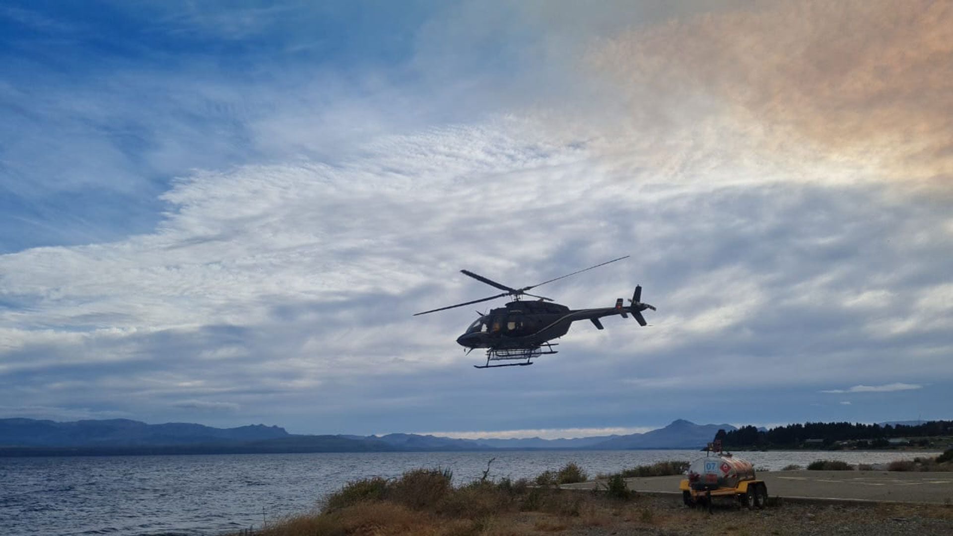 Se incendia la zona sur del Parque Nacional Nahuel Huapi