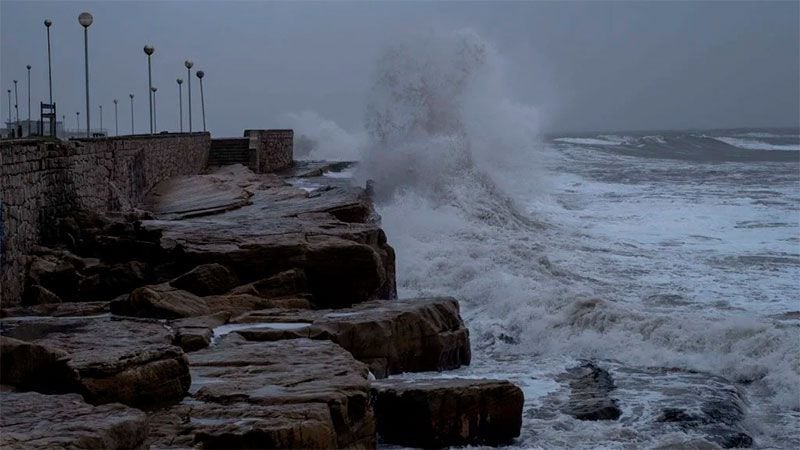 Ciclón Mar del Plata