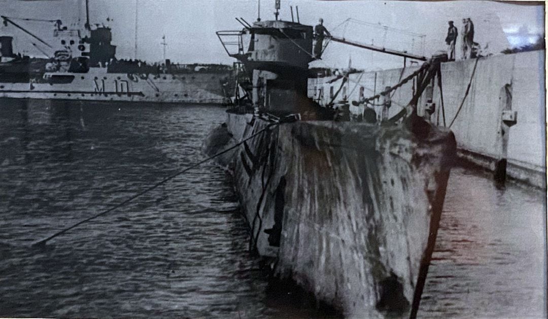 Uno de los U-Boot que se rindió en Mar del Plata en 1945