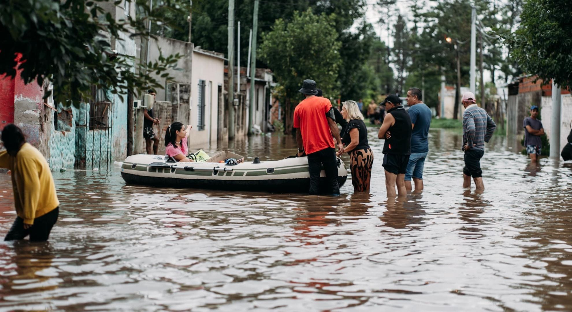 inundación en Gualeguay Entre Ríos