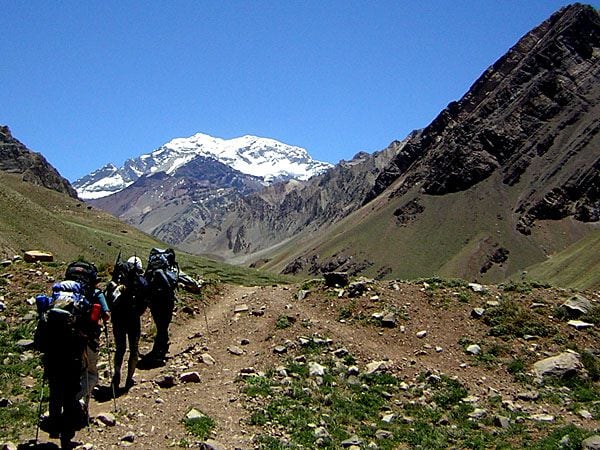 El cerro Aconcagua, el pico más alto del hemisferio occidental, con 6.962 metros de altura 162