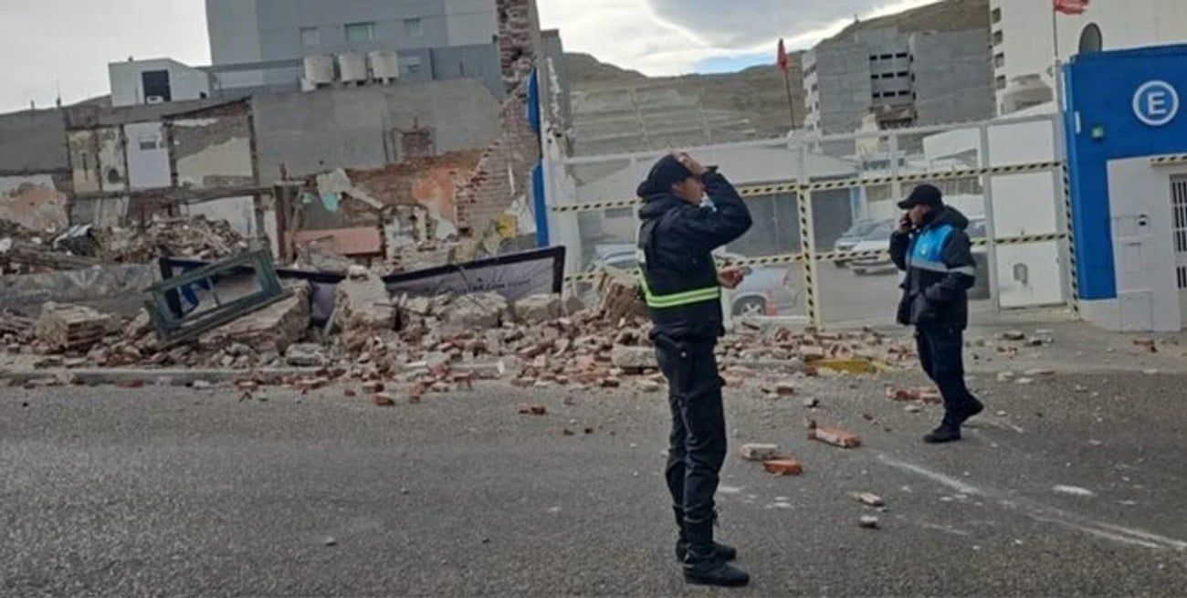 temporal de viento en Comodoro Rivadavia