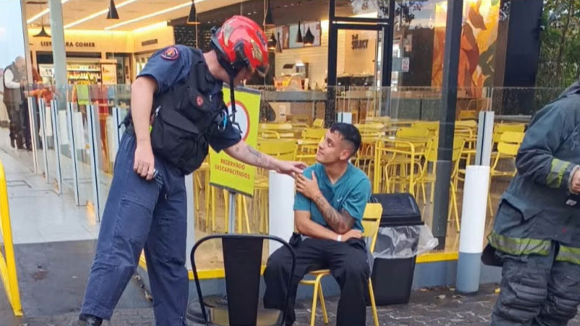 Tiago Palacios dio positivo en el test de alcoholemia tras chocar en una estación de servició de Retiro.