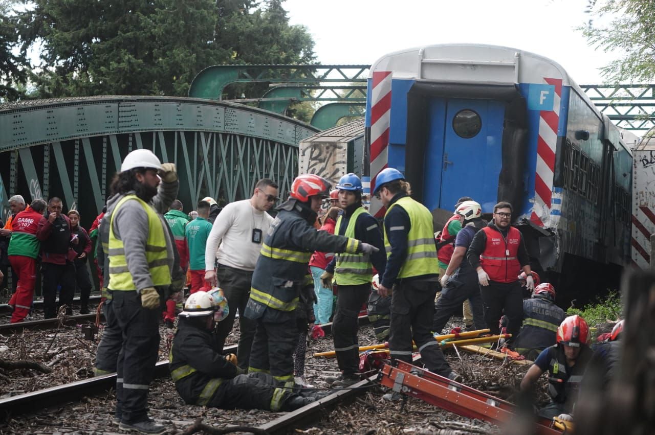 Descarriló Un Tren De La Línea San Martín En Palermo