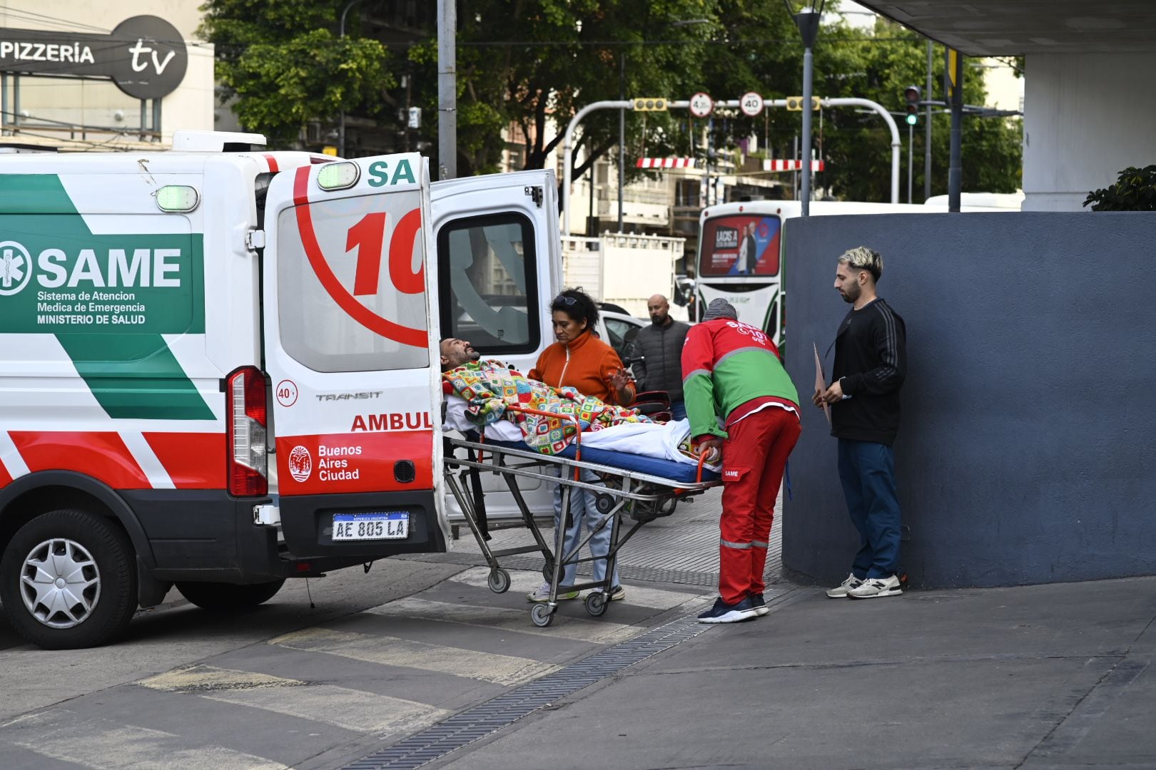 Choque de trenes en Palermo Hospital Pirovano