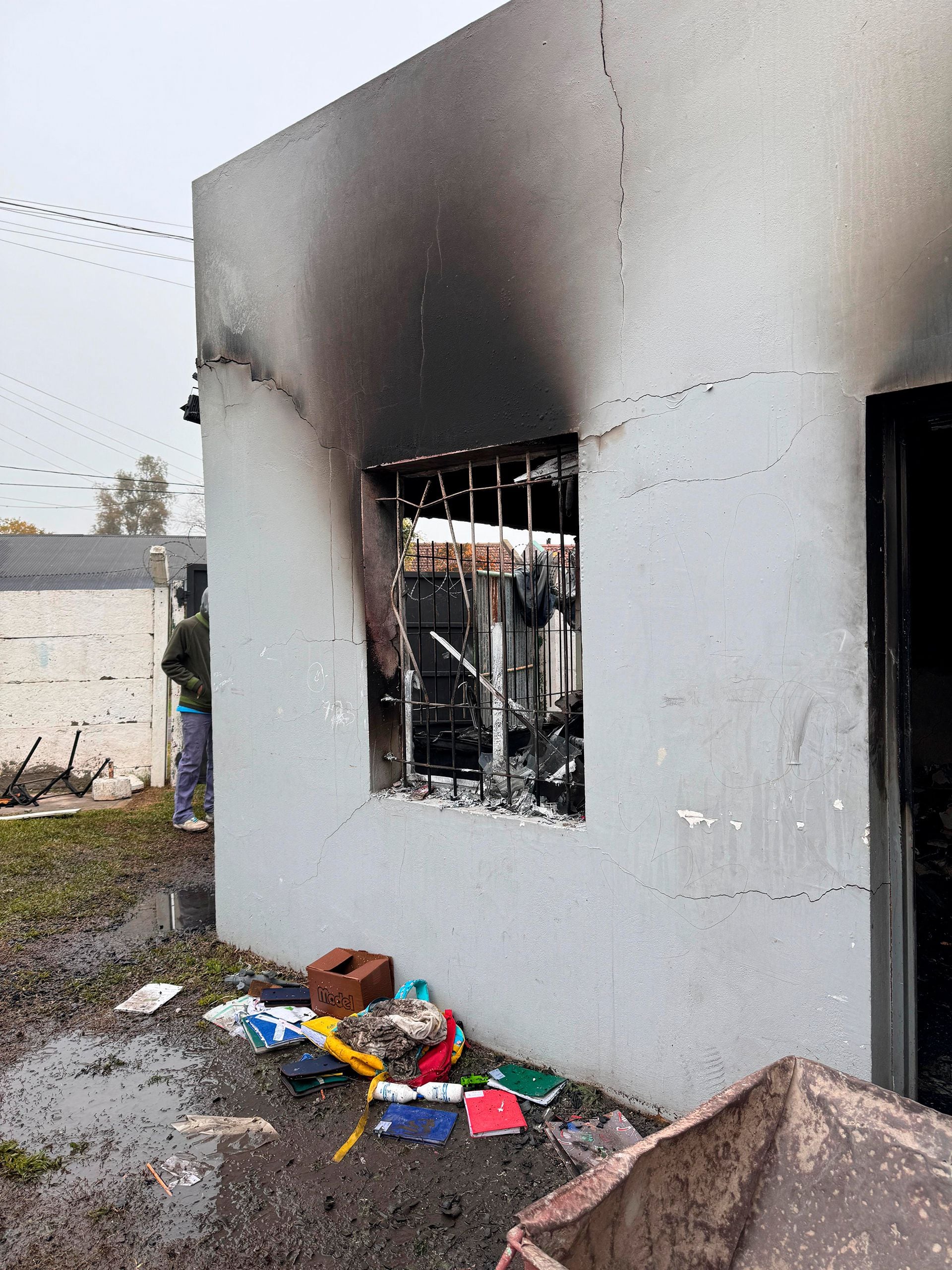 Detuvieron al sospechoso de haber robado e incendiado un hogar de niños en Pilar