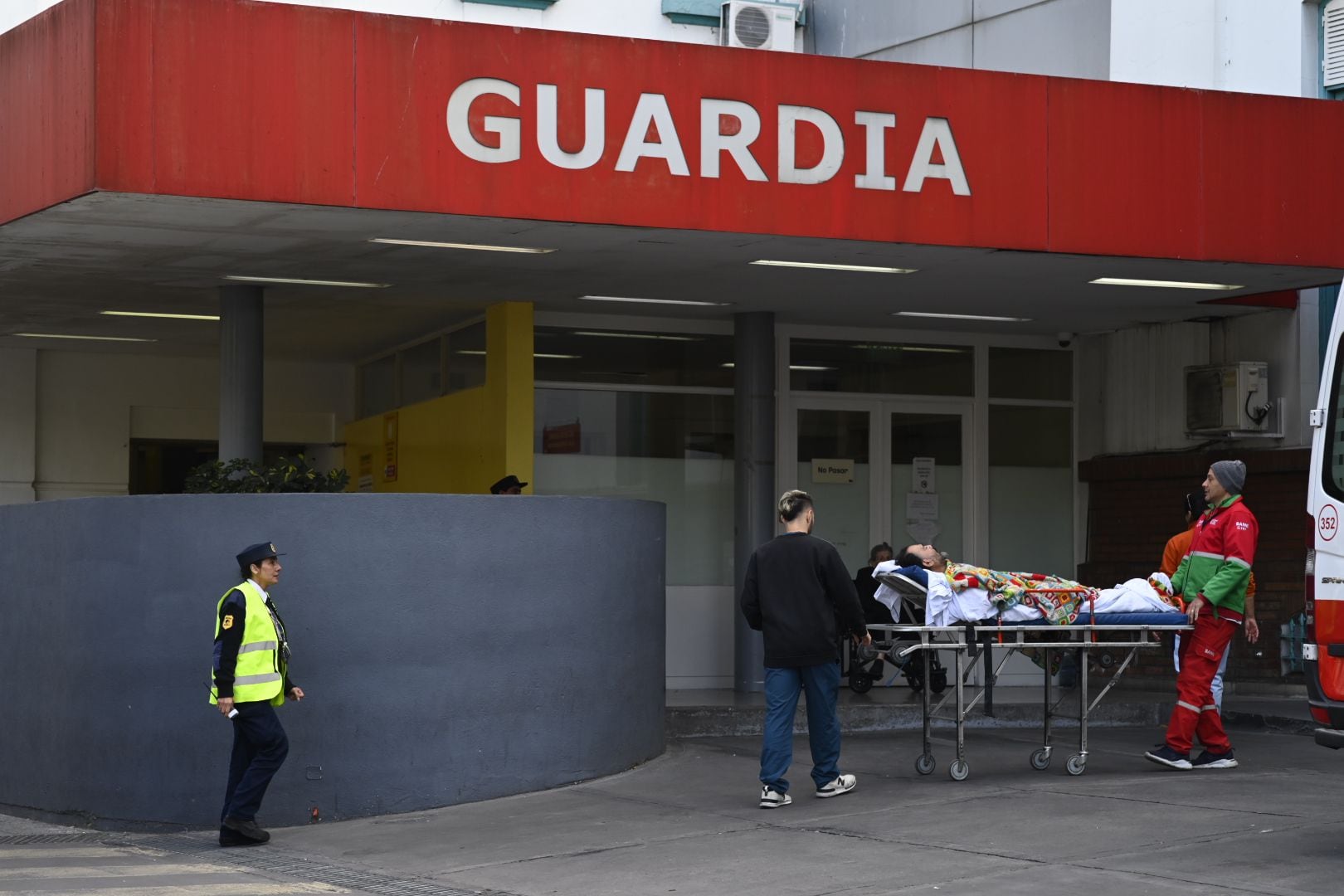 Choque de trenes en Palermo Hospital Pirovano