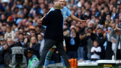 Photo of La furia de Haaland tras anotar cuatro goles y ser reemplazado a ocho minutos del final: la explicación de Guardiola