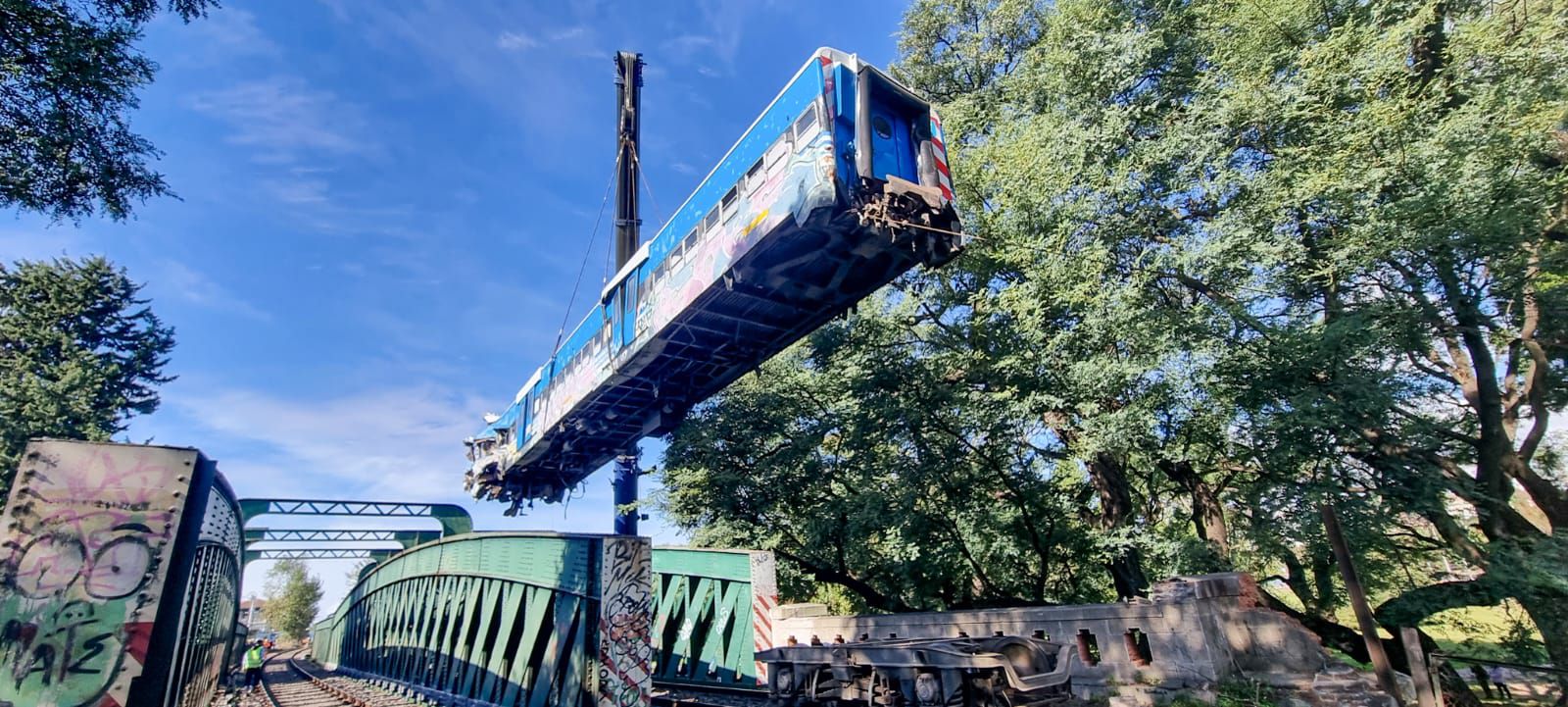 remoción del tren San Martín Palermo