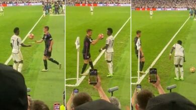 Photo of El controvertido gesto de Vinicius a Kimmich por un lateral que no se vio en la transmisión de Real Madrid-Bayern Múnich