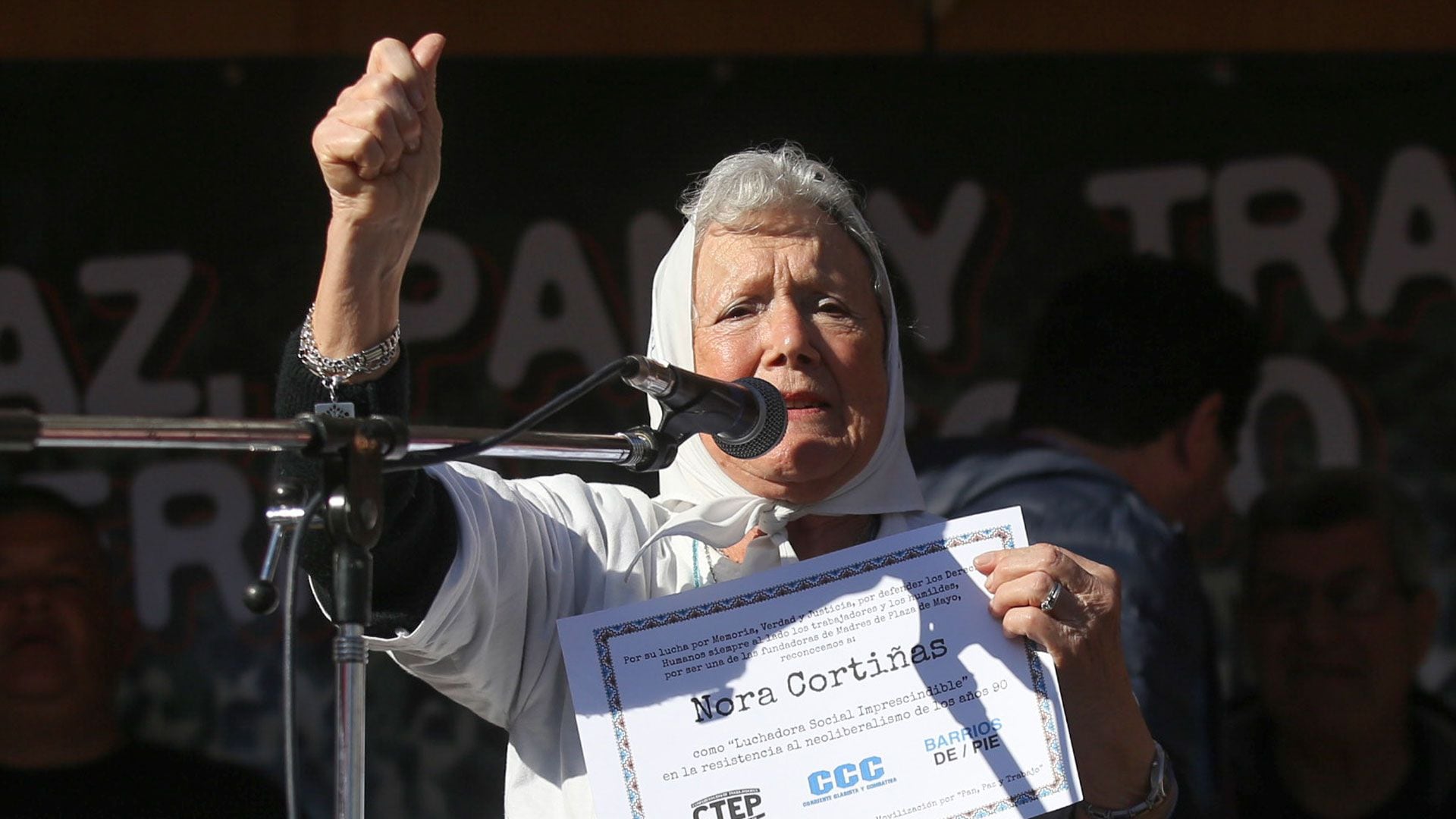 La cofundadora de Madres de Plaza de Mayo luchó durante 40 años para encontrar a las personas desparecidas en la última dictadura argentina (NA)