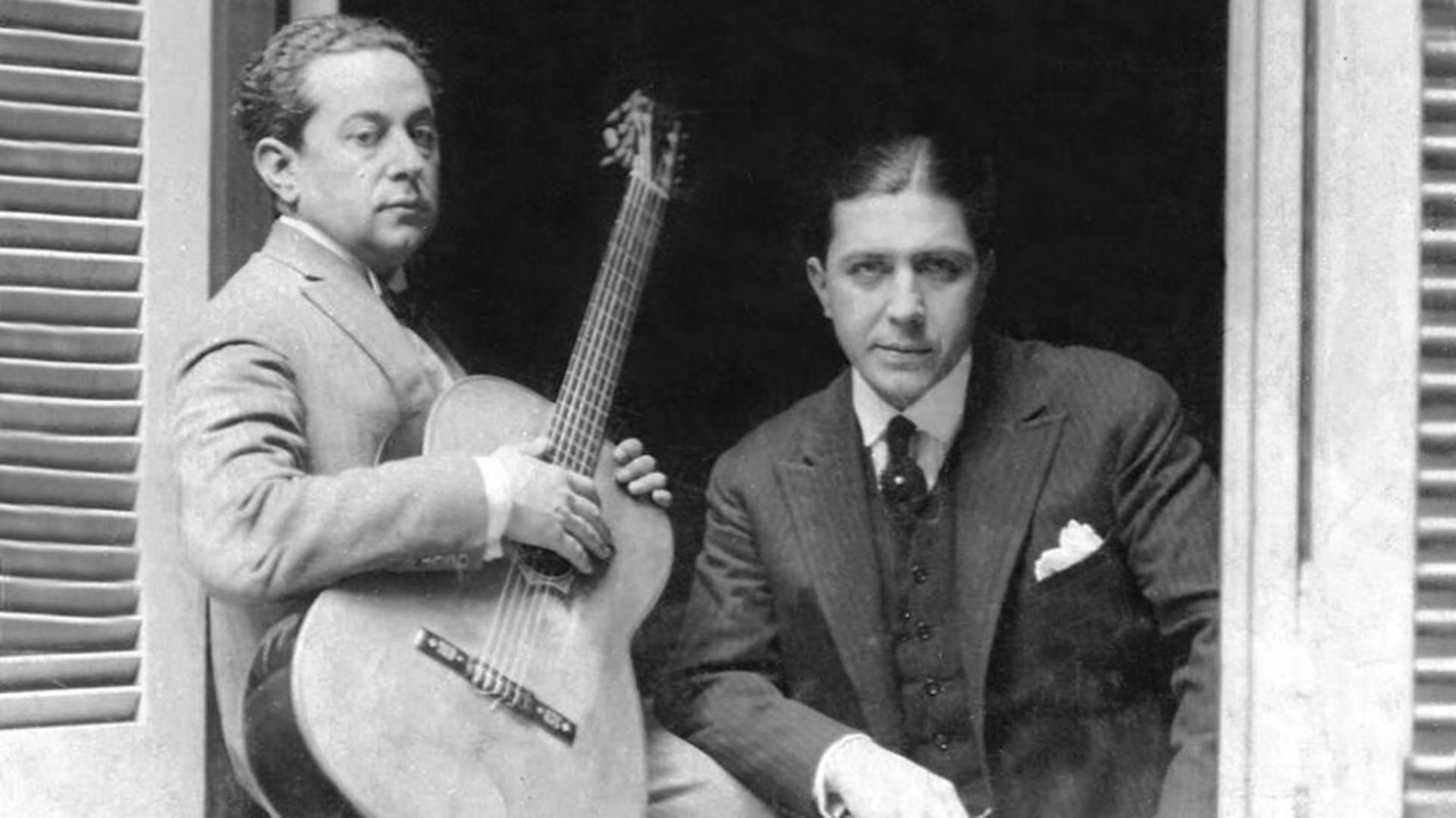 José Razzano y Carlos Gardel