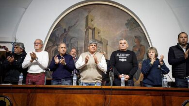 Photo of Con sugestivas presencias, Pablo Moyano hizo un acto político en la CGT para promover la movilización contra la Ley Bases