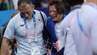 Photo of El llanto desgarrador de una campeona olímpica de judo tras ser eliminada tempranamente de París 2024