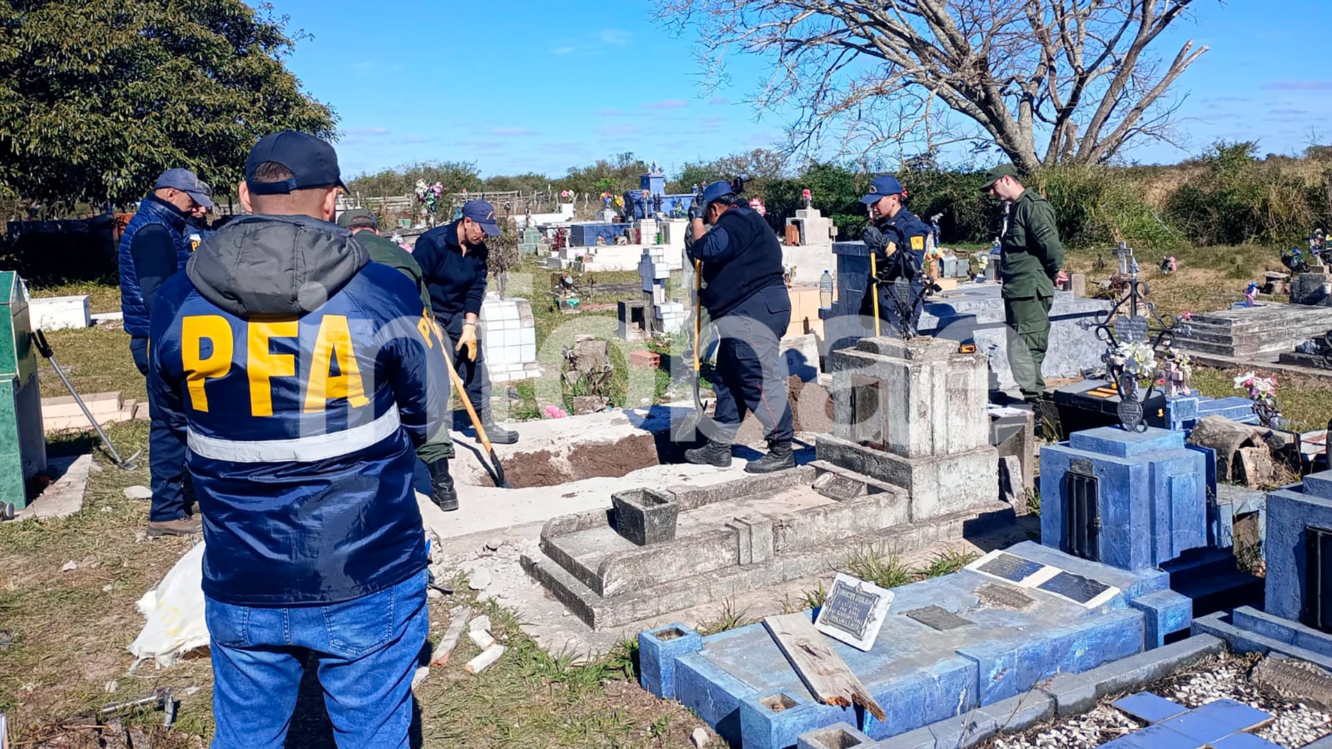 BUSQUEDA CEMENTERIO 9 DE JULIO CASO LOAN