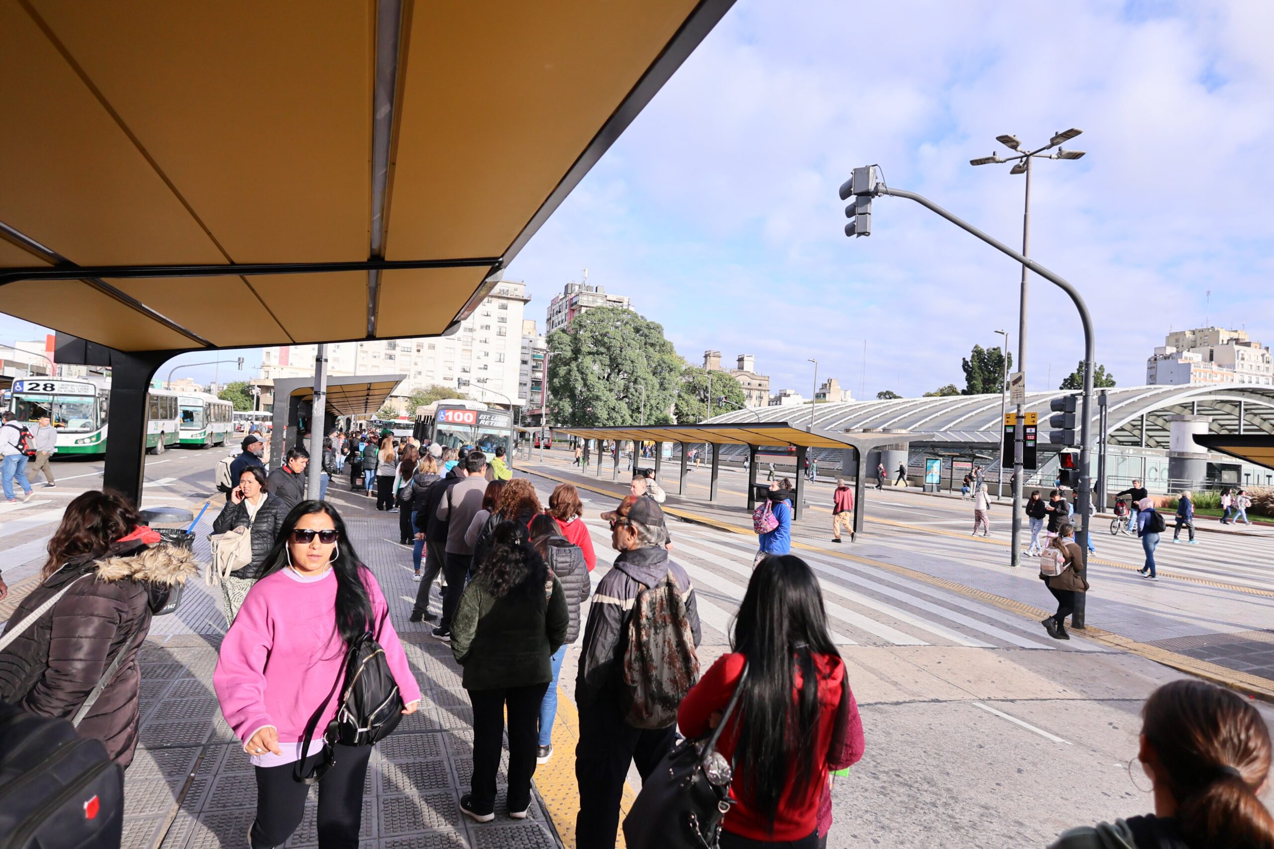 Paro de colectivos en el AMBA - Estación Constitución - 11/04/2024