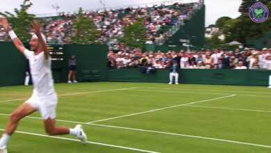 Photo of Estaba dos sets abajo, logró una épica remontada y ganó el último punto tras caerse: la definición que da que hablar en Wimbledon