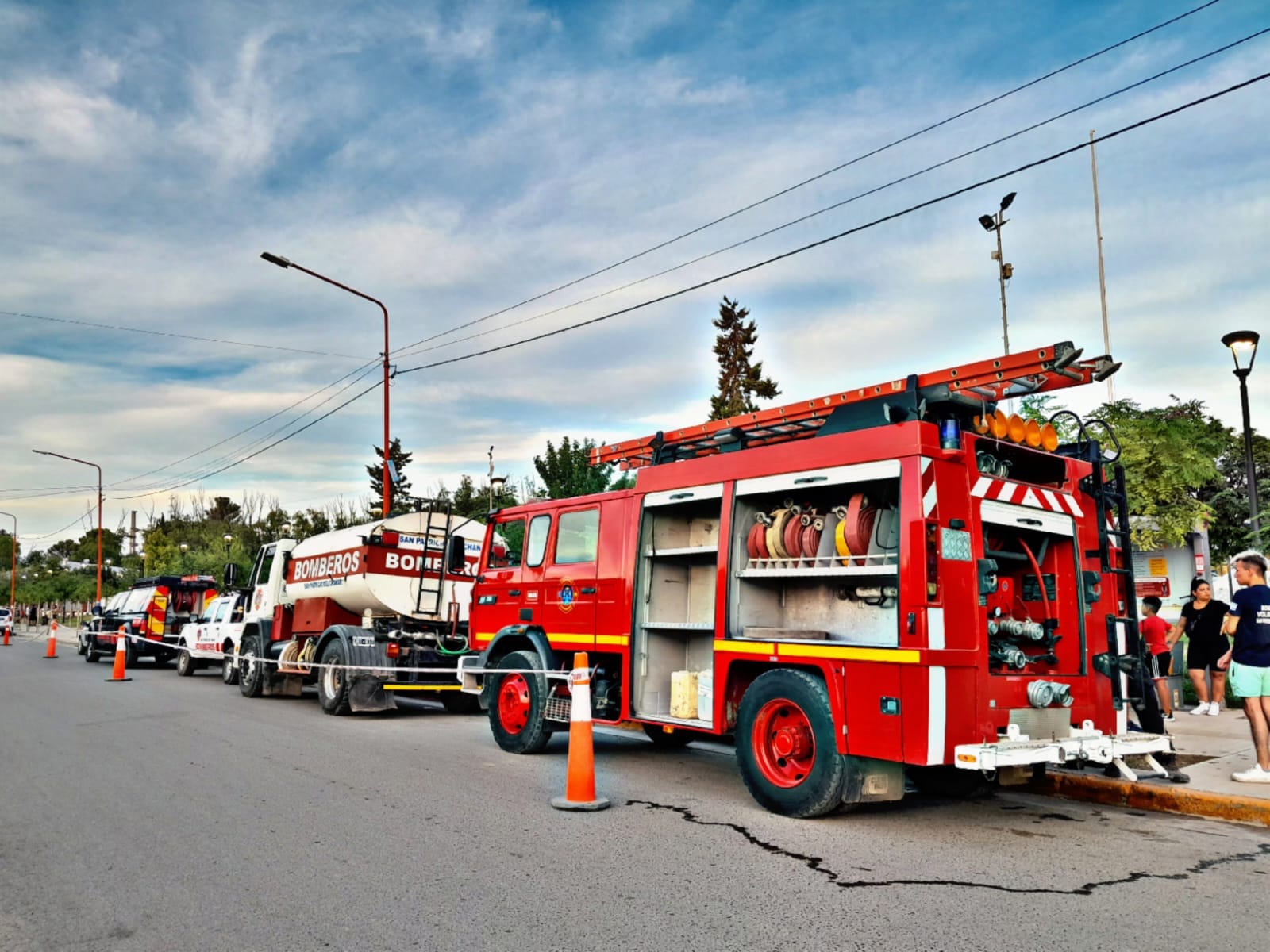 Multaron cuatro veces por exceso de velocidad a Bomberos Voluntarios en San Patricio del Chañar