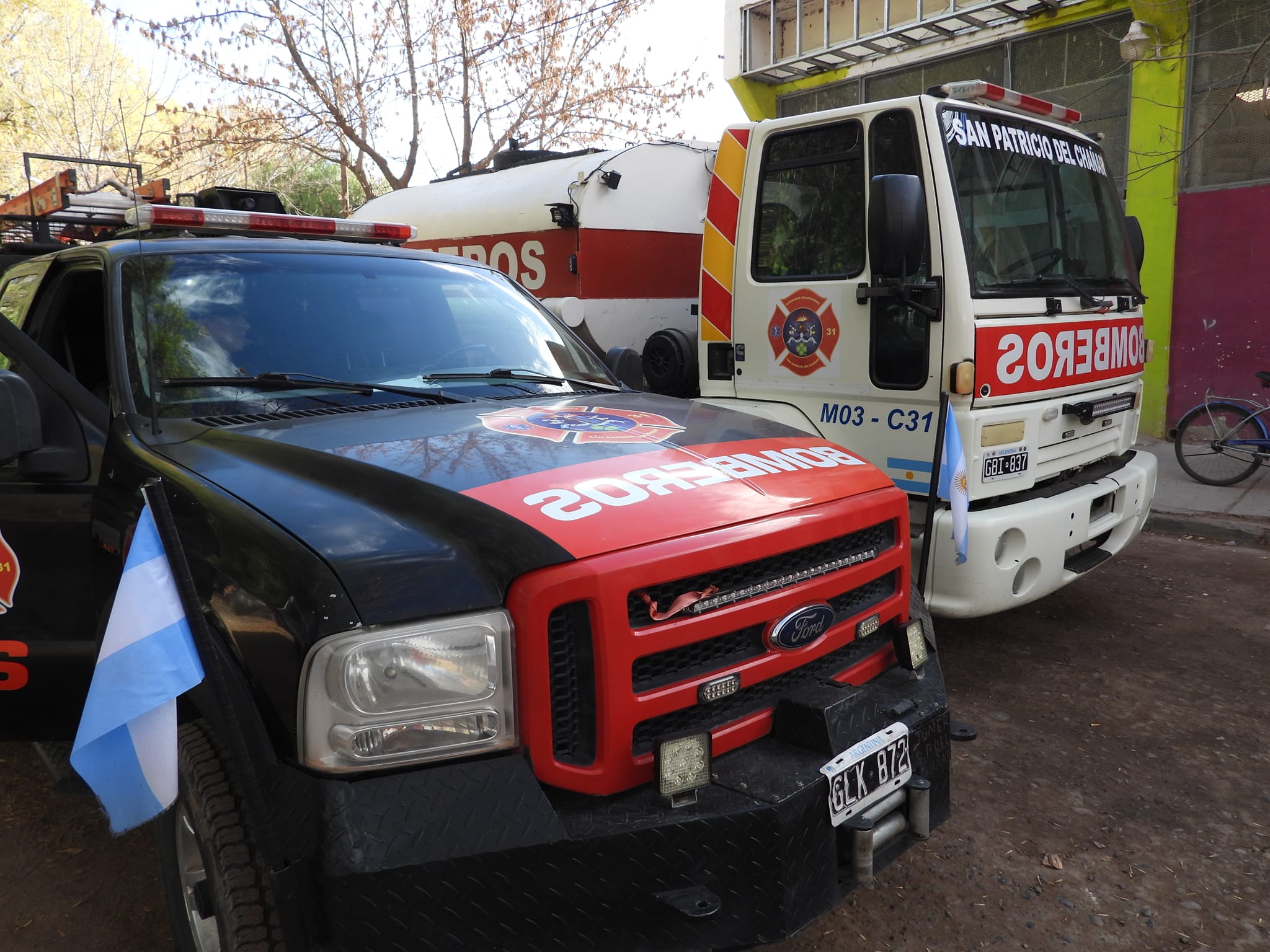 Multaron cuatro veces por exceso de velocidad a Bomberos Voluntarios en San Patricio del Chañar