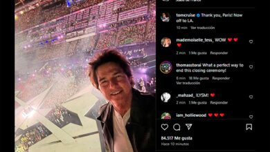 Photo of La épica participación de Tom Cruise en la ceremonia de cierre de París 2024: caída desde el cielo, salida en moto del estadio y paracaídas