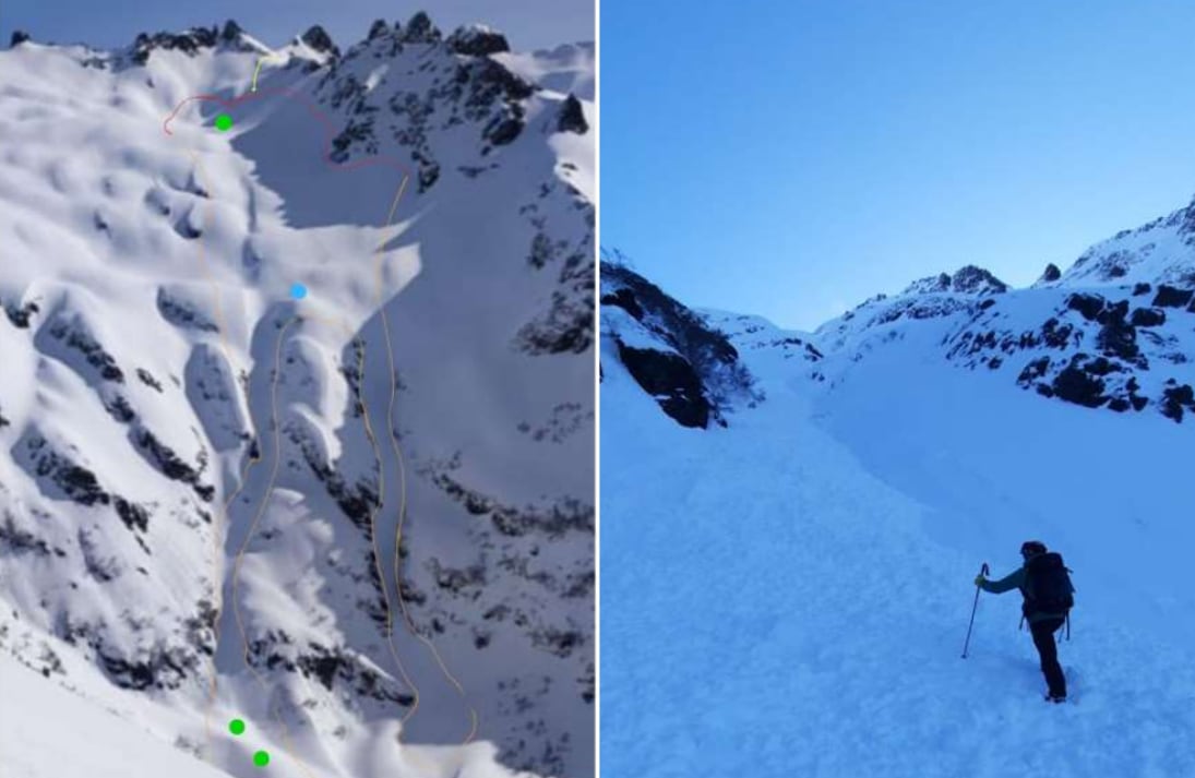 Sigue la investigación por la avalancha en el cerro López de Bariloche