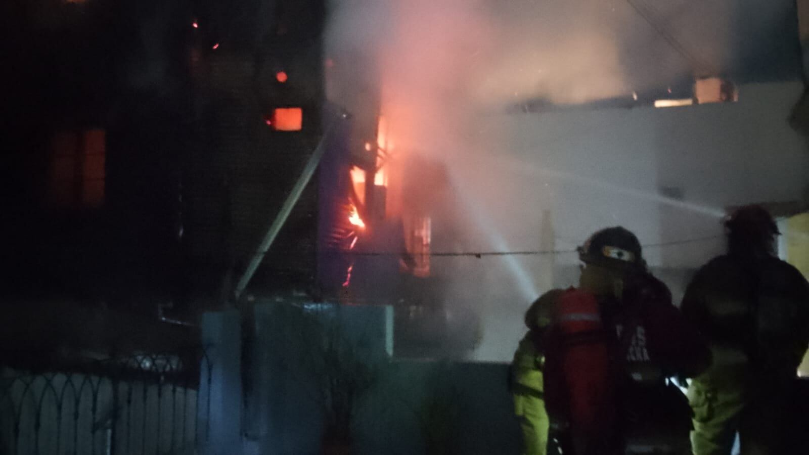 Incendio en La Boca